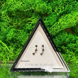 Silver Star Earrings